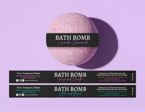 Bath Bomb Labels