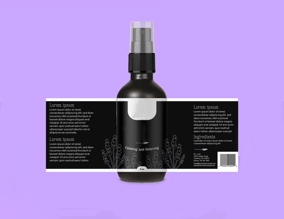 Spray Bottle Labels