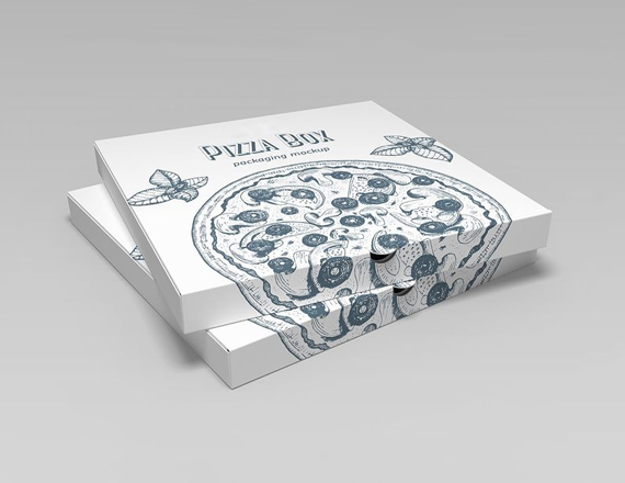 White Pizza Boxes