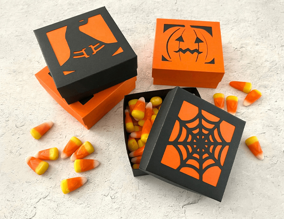 Custom Halloween Treat Boxes