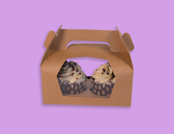 Kraft Cupcake Boxes
