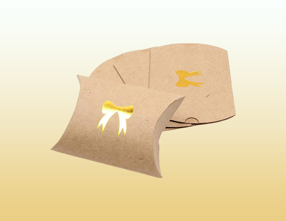 Kraft Pillow Boxes