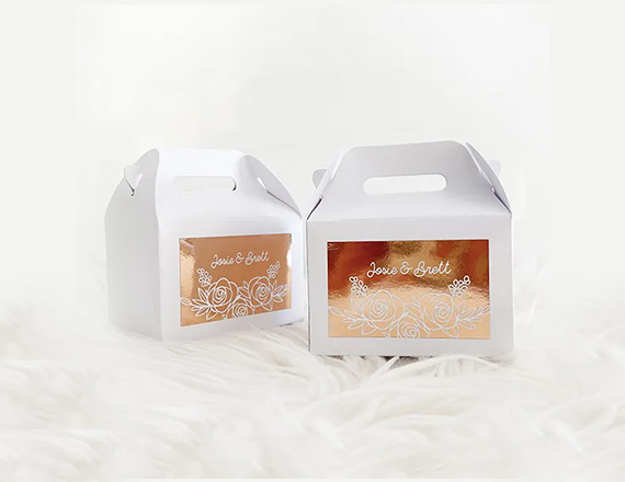White Gable Boxes