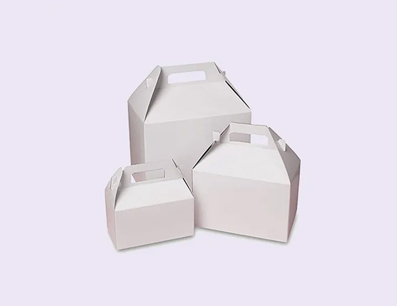 White Gable Boxes